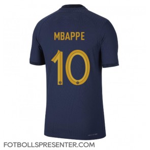 Frankrike Kylian Mbappe #10 Hemma Matchtröja VM 2022 Kortärmad